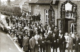 Feierlichkeiten Eröffnung Bahnhof Quickborn